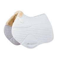 Zadelpad Weatherbeeta springvorm Prime Comfy Fleece Wit
