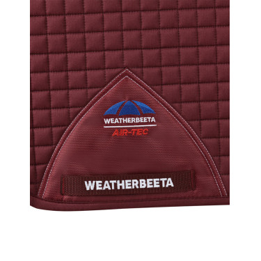 Weatherbeeta Prime Air-Tec Dressuurvormig zadeldek Bourgondië Bordeaux Weatherbeeta Prime Air-Tec Dressuurvormig zadeldek Bourgondië Bordeaux
