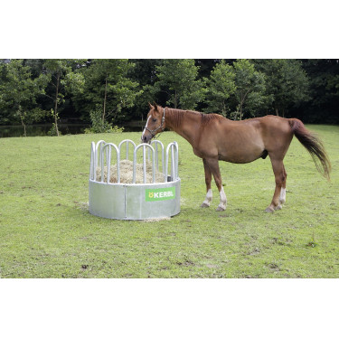 Ronde gegalvaniseerde hooiruif Kerbl