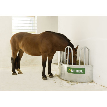 Ronde gegalvaniseerde hooiruif Kerbl