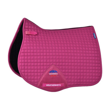 Zadelpad Weatherbeeta Prime Air-Tec Mixte Shaped Glanzend magenta Roze