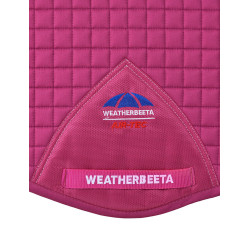 Zadelpad Weatherbeeta Prime Air-Tec Mixte Shaped Glanzend magenta Roze