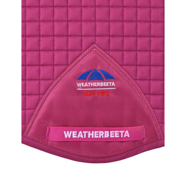 Zadelpad Weatherbeeta Prime Air-Tec Mixte Shaped Glanzend magenta Roze