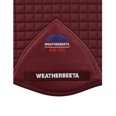 Zadelpad Weatherbeeta Prime Air-Tec Mixte Shaped Bourgondië Bordeaux