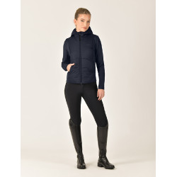 Weatherbeeta dames hybride gewatteerd jack Marine Marineblauw