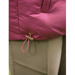 Kinderfleece gewatteerd mouwloos vest Dublin Patrice Everyday Roodpaars