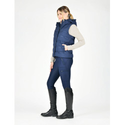Dames mouwloos gewatteerd WeatherBeeta Hapur thermogeseald vest Marine iris Dames mouwloos gewatteerd WeatherBeeta Hapur thermogeseald vest Marine iris