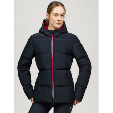 Tommy Hilfiger Equestrian Sidney damesblouson Woestijnlucht Blauw Tommy Hilfiger Equestrian Sidney damesblouson Woestijnlucht Blauw