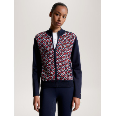 Bomber Tommy Hilfiger Equestrian Amsterdam Monogram dames Multi Multicolor Bomber Tommy Hilfiger Equestrian Amsterdam Monogram dames Multi Multicolor