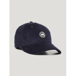 Tommy Hilfiger Equestrian pet van ribfluweel Watson Woestijnlucht Blauw