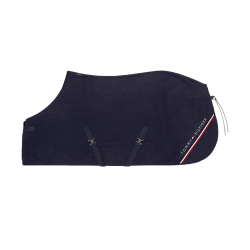 Tommy Hilfiger Equestrian Standford fleece deken Woestijnlucht Blauw