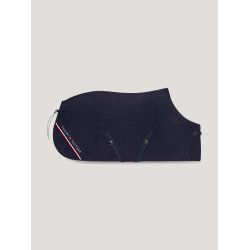 Tommy Hilfiger Equestrian Standford fleece deken Woestijnlucht Blauw Tommy Hilfiger Equestrian Standford fleece deken Woestijnlucht Blauw