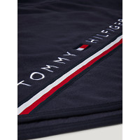 Tommy Hilfiger Equestrian Standford fleece deken Woestijnlucht Blauw Tommy Hilfiger Equestrian Standford fleece deken Woestijnlucht Blauw
