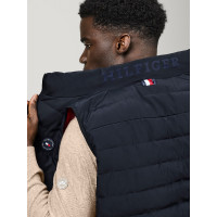 Mouwloze gewatteerde bodywarmer Tommy Hilfiger Equestrian Lewis heren Woestijnlucht Blauw Mouwloze gewatteerde bodywarmer Tommy Hilfiger Equestrian Lewis heren Woestijnlucht Blauw
