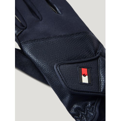 Tommy Hilfiger Equestrian Bryce rijhandschoenen Woestijnlucht Blauw