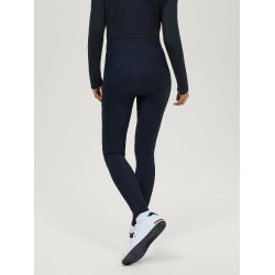 Legging Tommy Hilfiger Equestrian Elmira Winter met strass full grip dames Woestijnlucht Blauw