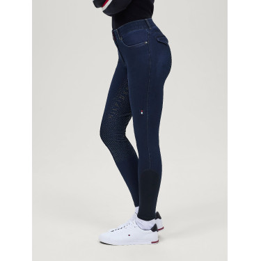 Damesrijbroek Tommy Hilfiger Equestrian Hope denim Spoelen