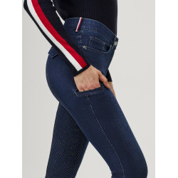 Damesrijbroek Tommy Hilfiger Equestrian Hope denim Spoelen