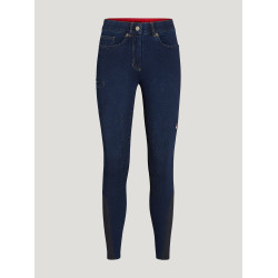 Damesrijbroek Tommy Hilfiger Equestrian Hope denim Spoelen