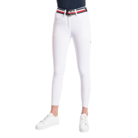 Wedstrijdbroek Tommy Hilfiger Equestrian Geneva dames kniestukken-grip Optisch wit