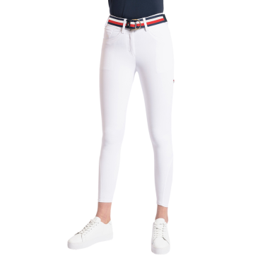 Wedstrijdbroek Tommy Hilfiger Equestrian Geneva dames kniestukken-grip Optisch wit Wedstrijdbroek Tommy Hilfiger Equestrian Geneva dames kniestukken-grip Optisch wit