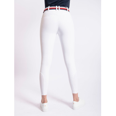 Wedstrijdbroek Tommy Hilfiger Equestrian Geneva dames kniestukken-grip Optisch wit Wedstrijdbroek Tommy Hilfiger Equestrian Geneva dames kniestukken-grip Optisch wit