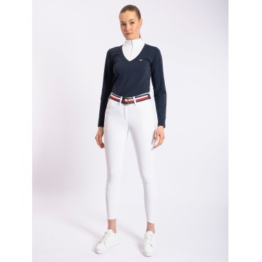 Wedstrijdbroek Tommy Hilfiger Equestrian Geneva dames kniestukken-grip Optisch wit Wedstrijdbroek Tommy Hilfiger Equestrian Geneva dames kniestukken-grip Optisch wit