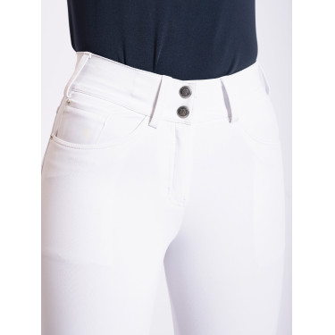 Wedstrijdbroek Tommy Hilfiger Equestrian Geneva dames kniestukken-grip Optisch wit Wedstrijdbroek Tommy Hilfiger Equestrian Geneva dames kniestukken-grip Optisch wit