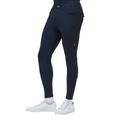 Broek Tommy Hilfiger Equestrian Bedford kniegrip heren Woestijnlucht Blauw