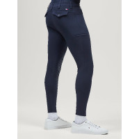 Broek Tommy Hilfiger Equestrian Bedford kniegrip heren Woestijnlucht Blauw Broek Tommy Hilfiger Equestrian Bedford kniegrip heren Woestijnlucht Blauw