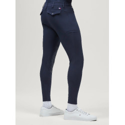 Broek Tommy Hilfiger Equestrian Bedford kniegrip heren Woestijnlucht Blauw