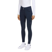 Broek Tommy Hilfiger Equestrian Victoria kniest grip dames Woestijnlucht Blauw Broek Tommy Hilfiger Equestrian Victoria kniest grip dames Woestijnlucht Blauw