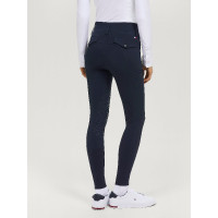Broek Tommy Hilfiger Equestrian Victoria kniest grip dames Woestijnlucht Blauw Broek Tommy Hilfiger Equestrian Victoria kniest grip dames Woestijnlucht Blauw