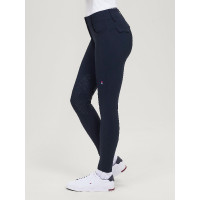 Broek Tommy Hilfiger Equestrian Victoria kniest grip dames Woestijnlucht Blauw Broek Tommy Hilfiger Equestrian Victoria kniest grip dames Woestijnlucht Blauw