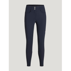 Broek Tommy Hilfiger Equestrian Victoria kniest grip dames Woestijnlucht Blauw