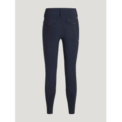 Broek Tommy Hilfiger Equestrian Victoria kniest grip dames Woestijnlucht Blauw