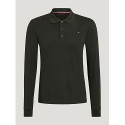 Tommy Hilfiger Equestrian Erwin herenshirt met lange mouwen Zwart