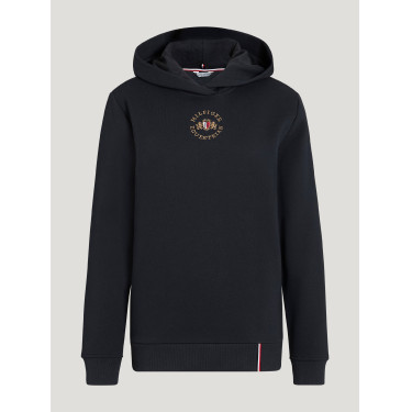 Unisex Tommy Hilfiger Equestrian Grove hoodie Woestijnlucht Blauw Unisex Tommy Hilfiger Equestrian Grove hoodie Woestijnlucht Blauw