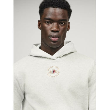 Unisex Tommy Hilfiger Equestrian Grove hoodie Ecru Beige