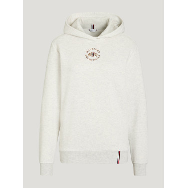 Unisex Tommy Hilfiger Equestrian Grove hoodie Ecru Beige
