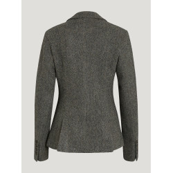 Damesblazer Tommy Hilfiger Equestrian Albany tweed Gemêleerd grijs