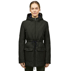 Gewatteerd jack Tommy Hilfiger Equestrian Forest dames Zwart