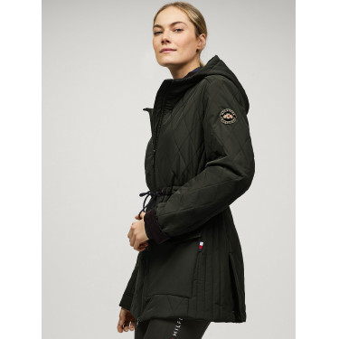 Gewatteerd jack Tommy Hilfiger Equestrian Forest dames Zwart Gewatteerd jack Tommy Hilfiger Equestrian Forest dames Zwart