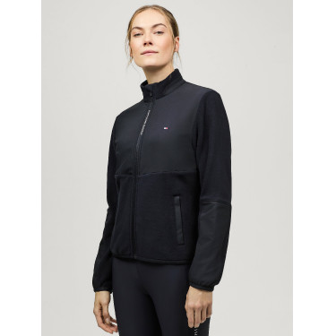 Fleecevest Tommy Hilfiger Equestrian Huntington dames Woestijnlucht Blauw Fleecevest Tommy Hilfiger Equestrian Huntington dames Woestijnlucht Blauw
