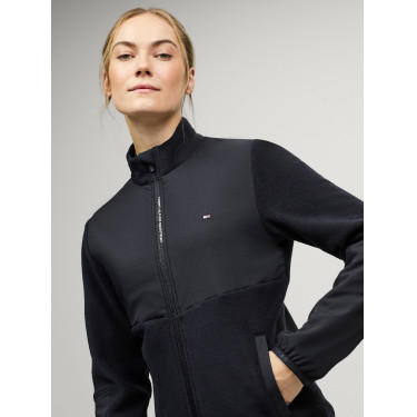 Fleecevest Tommy Hilfiger Equestrian Huntington dames Woestijnlucht Blauw Fleecevest Tommy Hilfiger Equestrian Huntington dames Woestijnlucht Blauw
