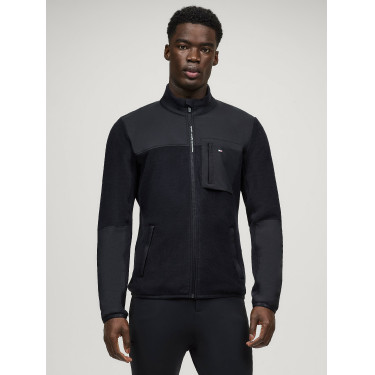 Heren fleecejack Tommy Hilfiger Equestrian Woodstock Woestijnlucht Blauw Heren fleecejack Tommy Hilfiger Equestrian Woodstock Woestijnlucht Blauw