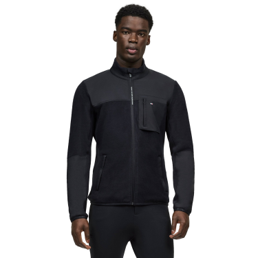 Heren fleecejack Tommy Hilfiger Equestrian Woodstock Woestijnlucht Blauw