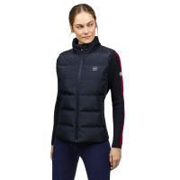 Gewatteerde mouwloze jas Tommy Hilfiger Equestrian Aurora dames Woestijnlucht Blauw Gewatteerde mouwloze jas Tommy Hilfiger Equestrian Aurora dames Woestijnlucht Blauw