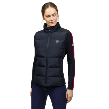 Gewatteerde mouwloze jas Tommy Hilfiger Equestrian Aurora dames Woestijnlucht Blauw Gewatteerde mouwloze jas Tommy Hilfiger Equestrian Aurora dames Woestijnlucht Blauw
