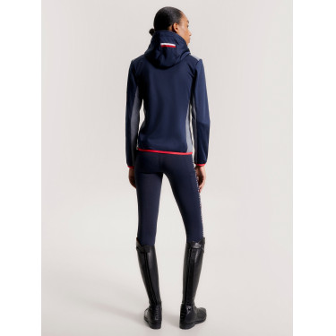 Softshelljack Tommy Hilfiger Equestrian London dames Woestijnlucht Blauw